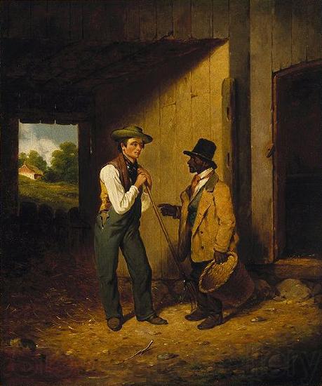 Francis William Edmonds All Talk and No Work Spain oil painting art